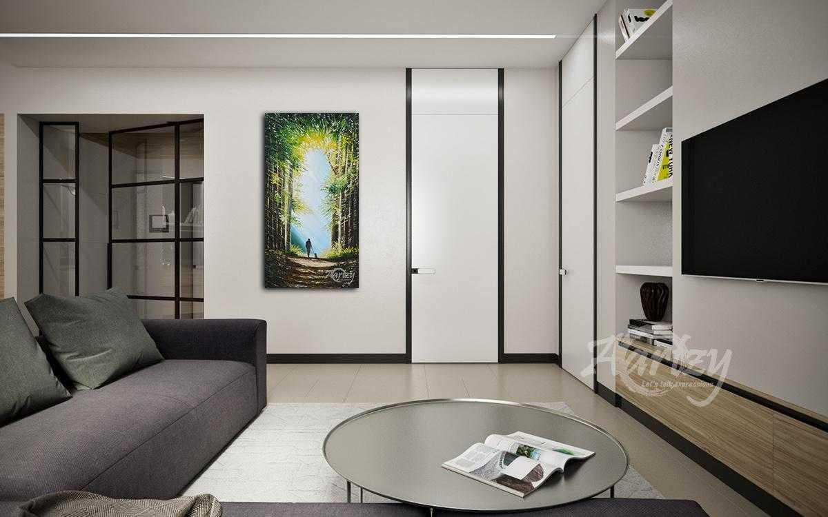 Solitary Walk in the Woods