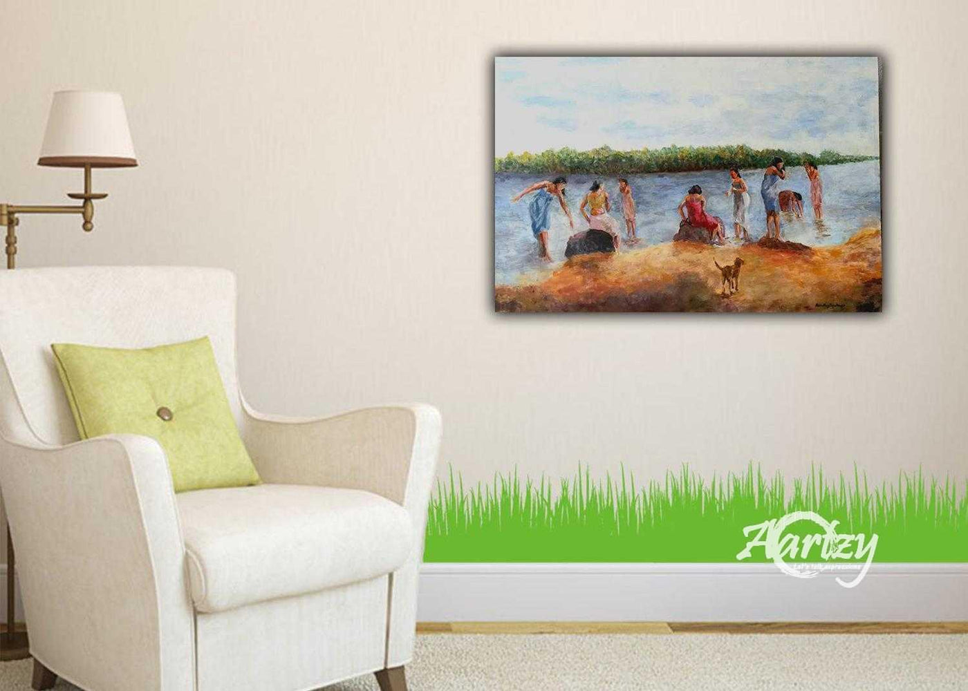 At ease on a Waterway