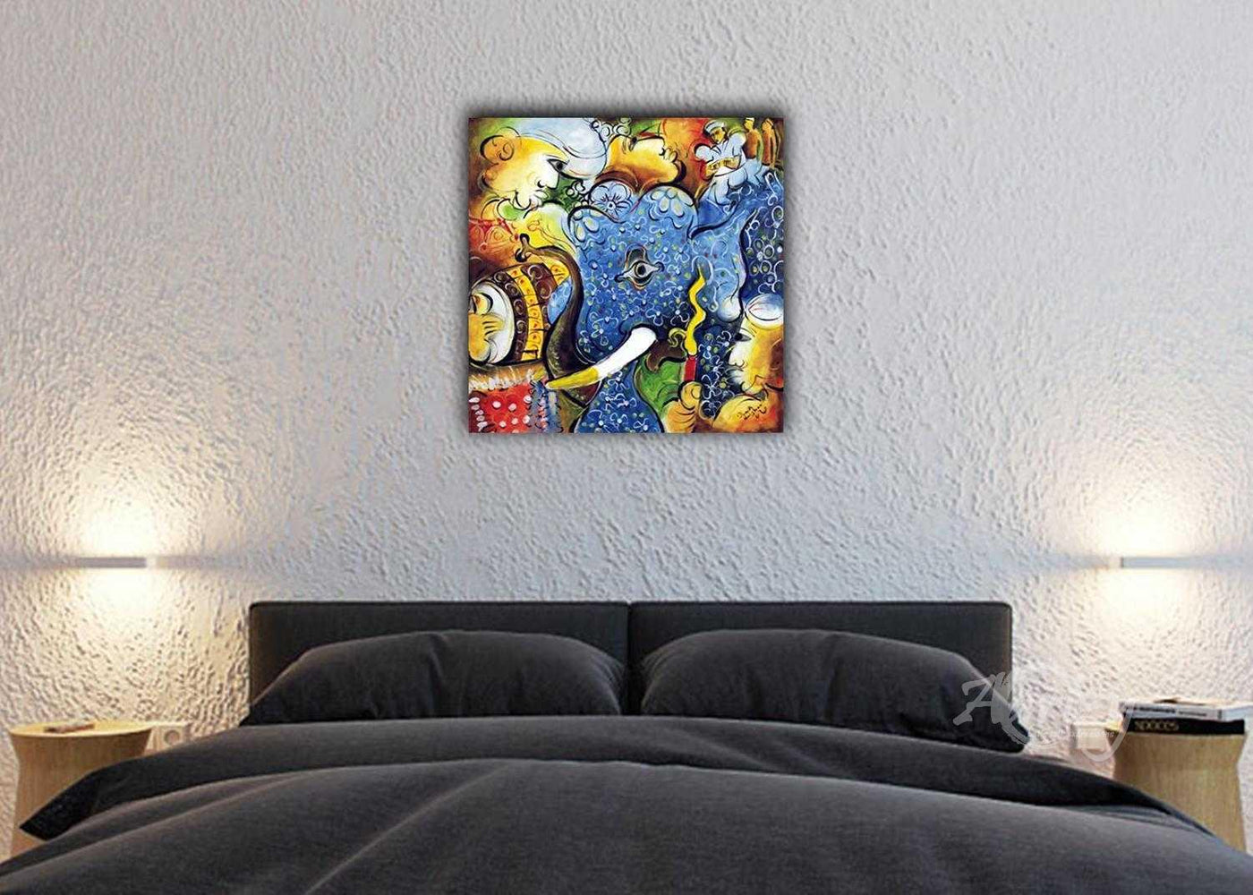 Drummer and Elephant