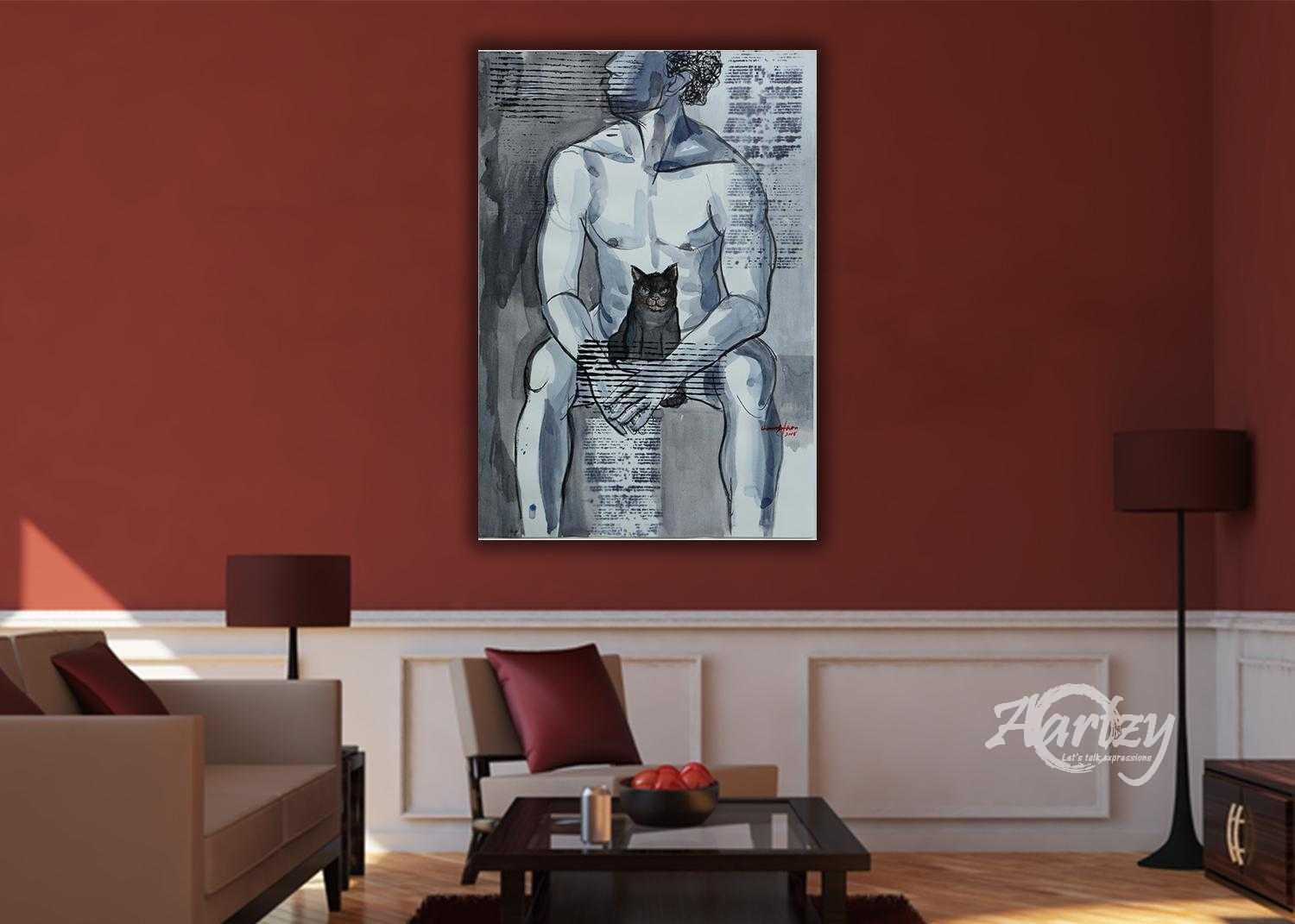 Observation - Man with Cat III