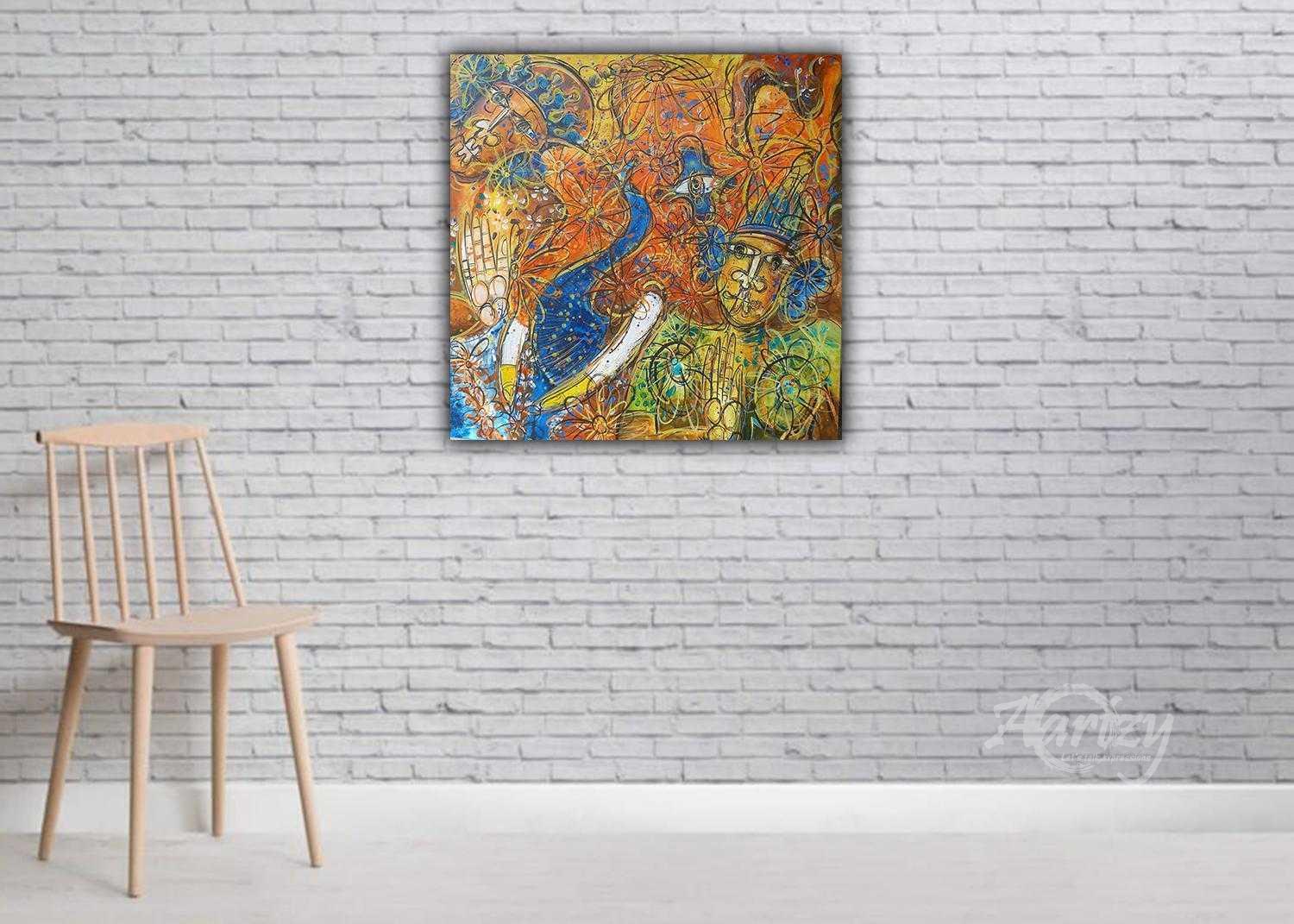 Dancers with Elephant