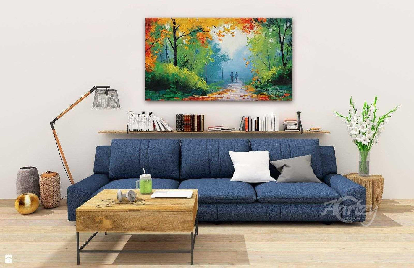 Evening Stroll in the Autumn