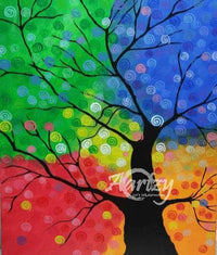 Vibrant Circle Tree