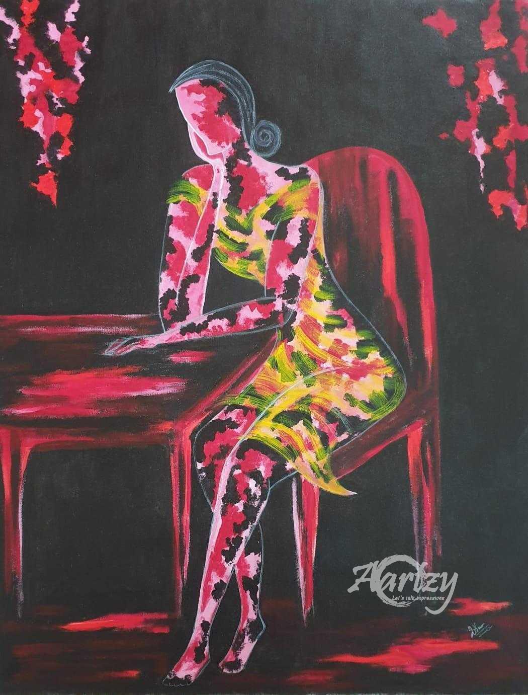 Contemplation in Red