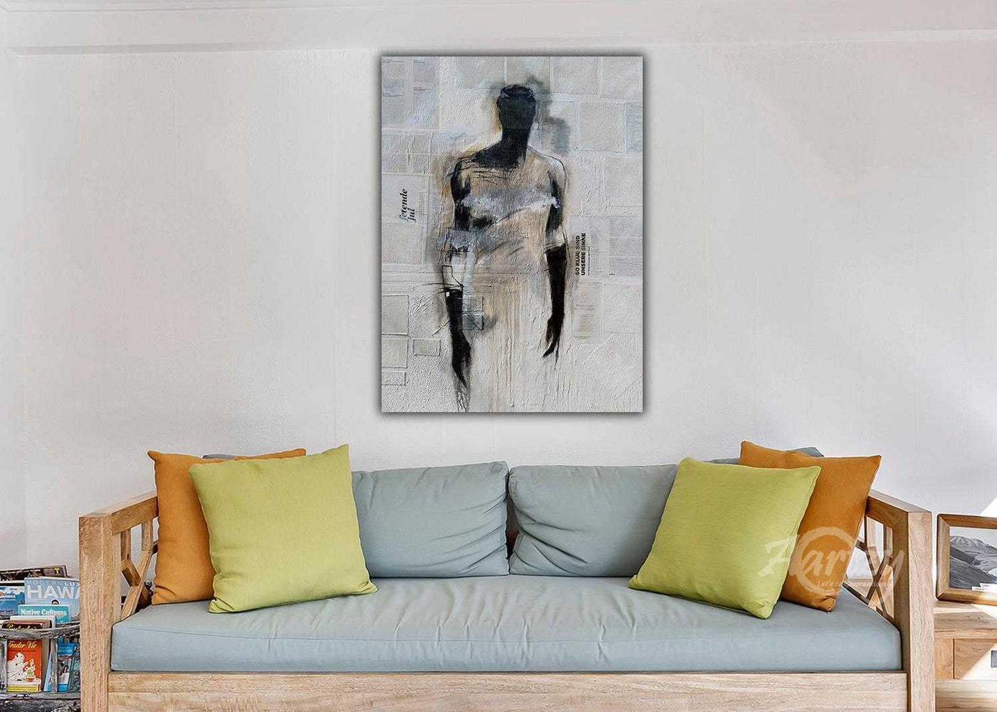 Silhouettes in White