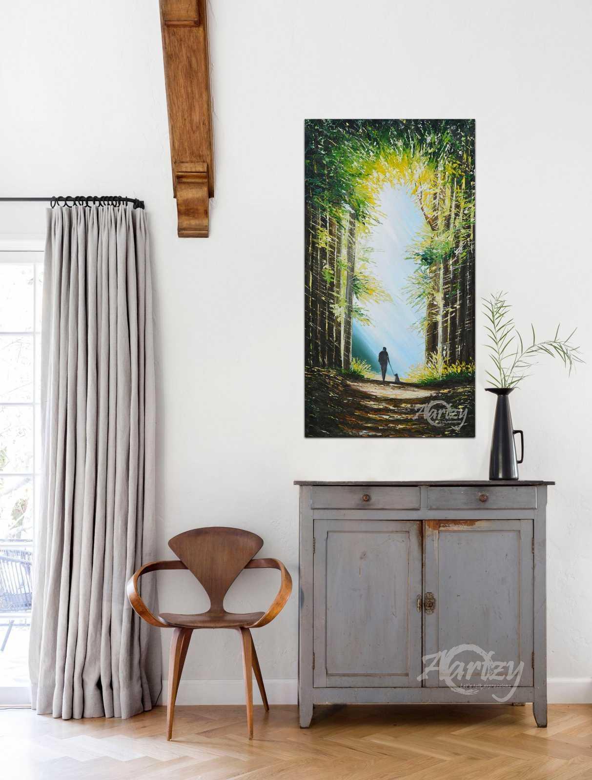 Solitary Walk in the Woods