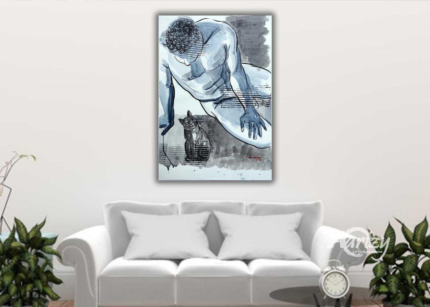 Leisure - Man with Cat I