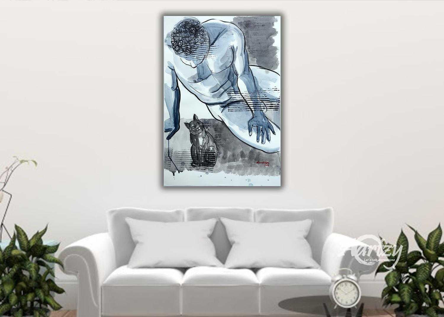 Leisure - Man with Cat I