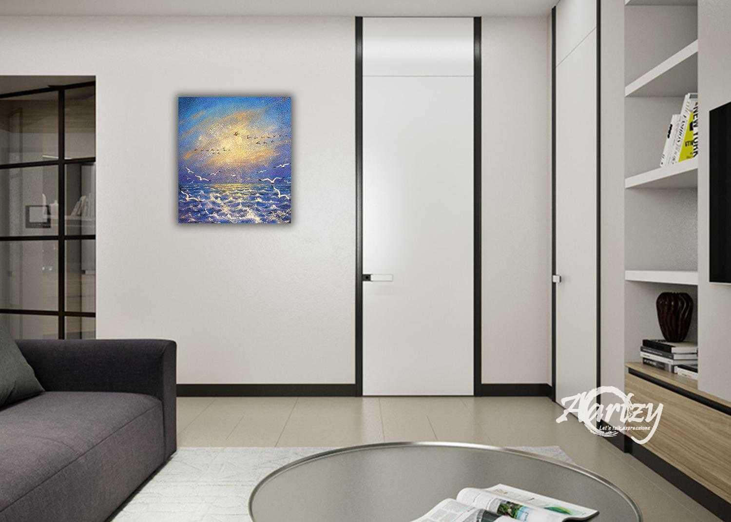 Sunset     &     Sea Waves