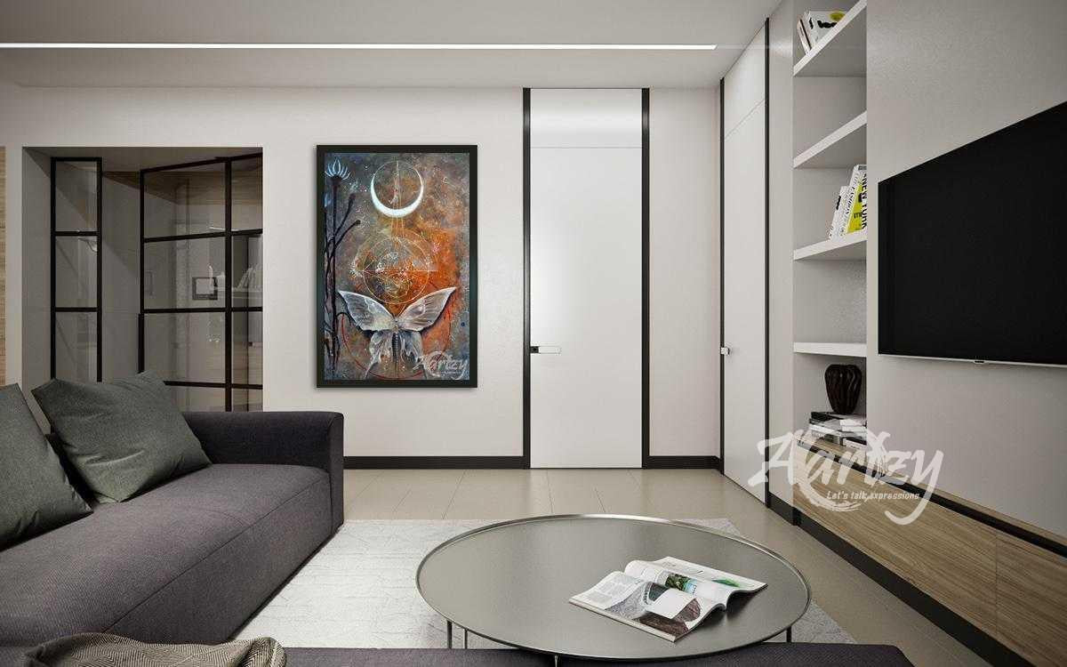 Butterfly Below the Moon