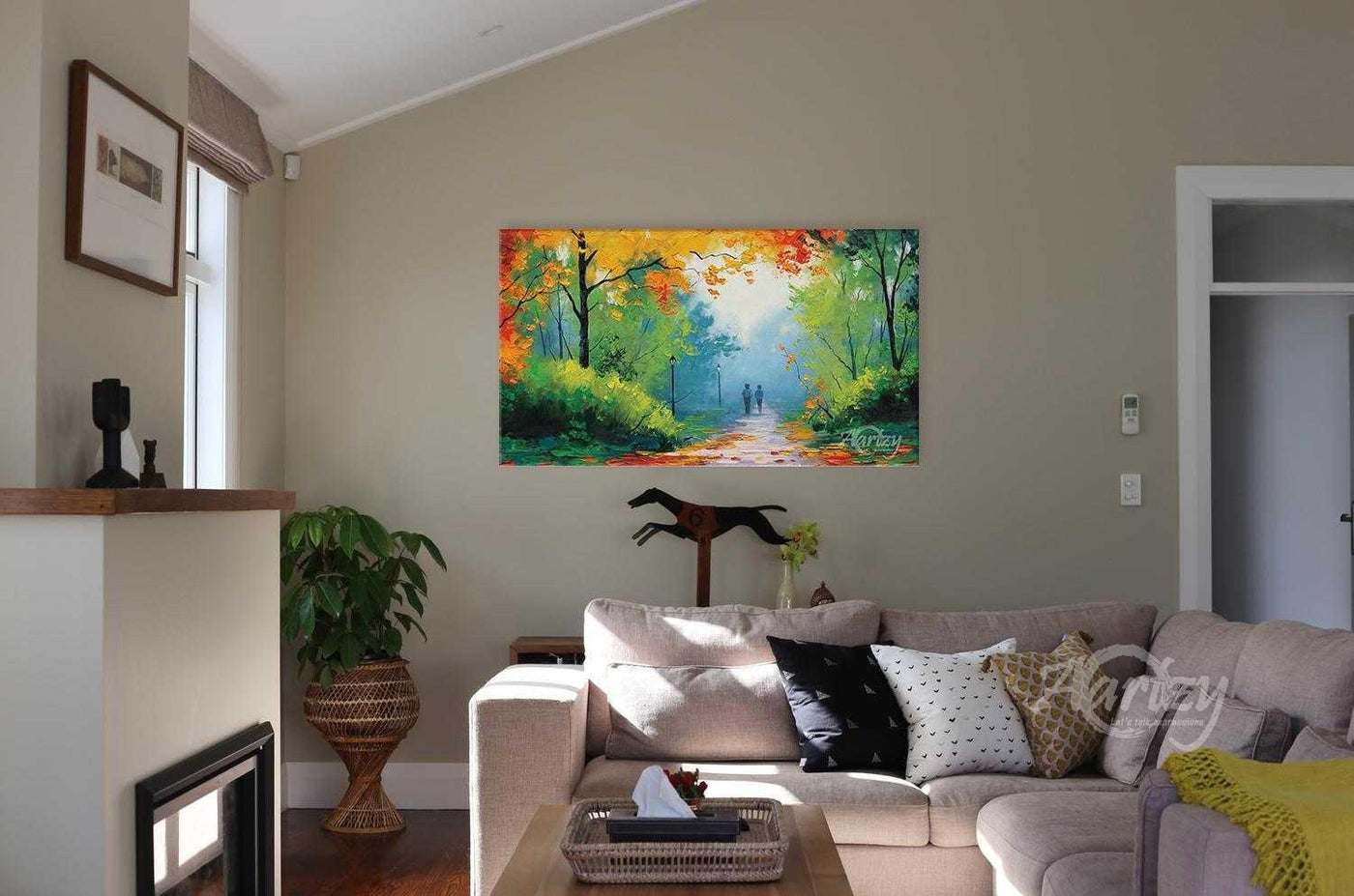 Evening Stroll in the Autumn