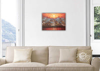 The Lake Village Sunset