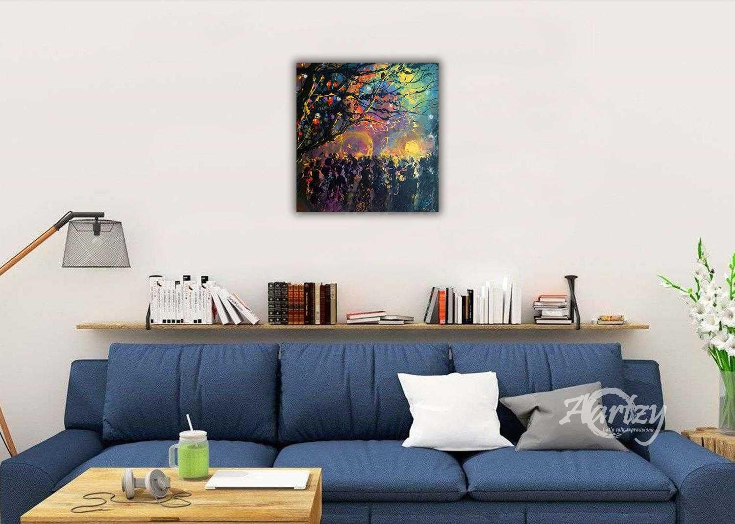 The Wesak Pandol and the Crowd