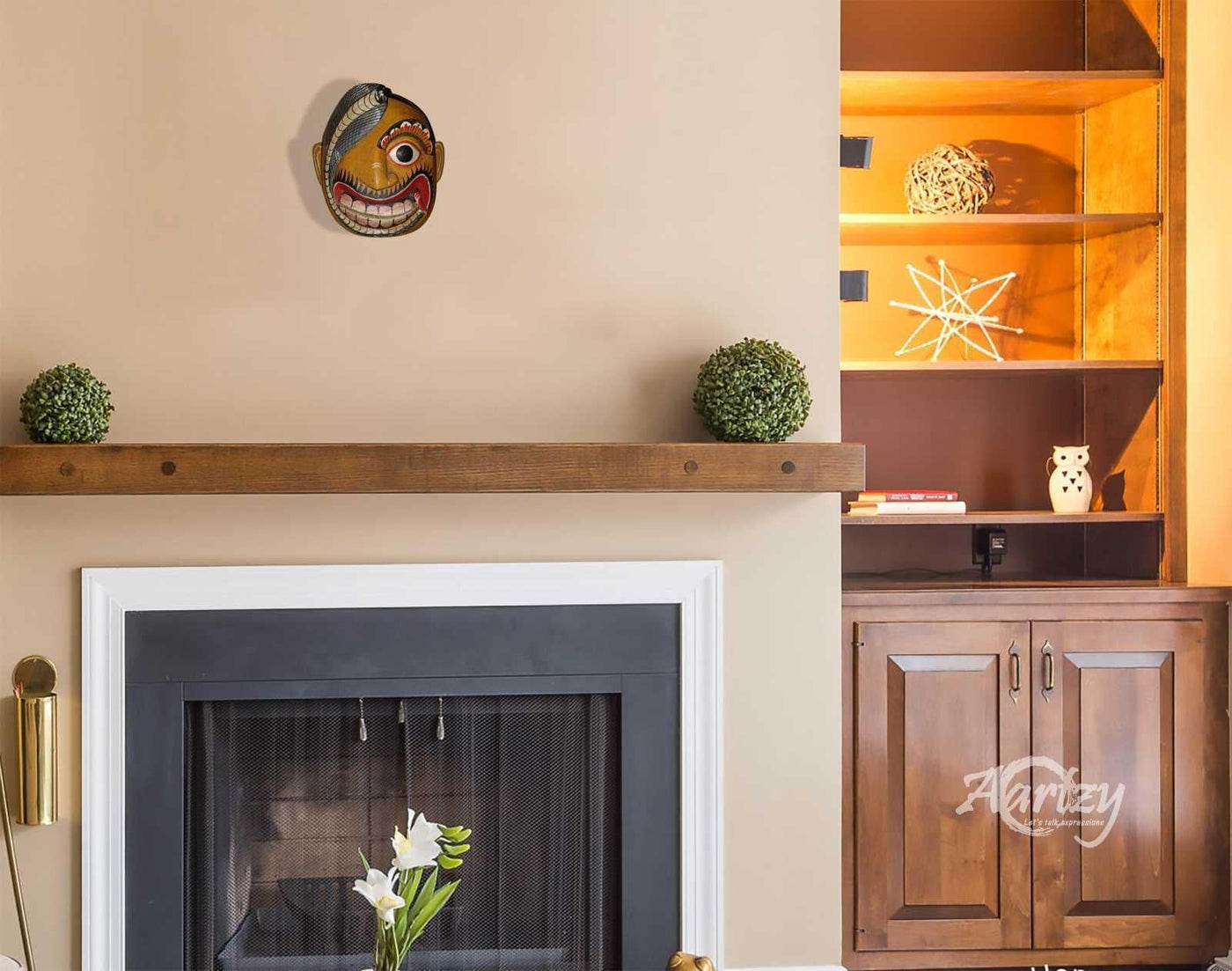 Naga Sanniya Mask - Vibrant Demon Series