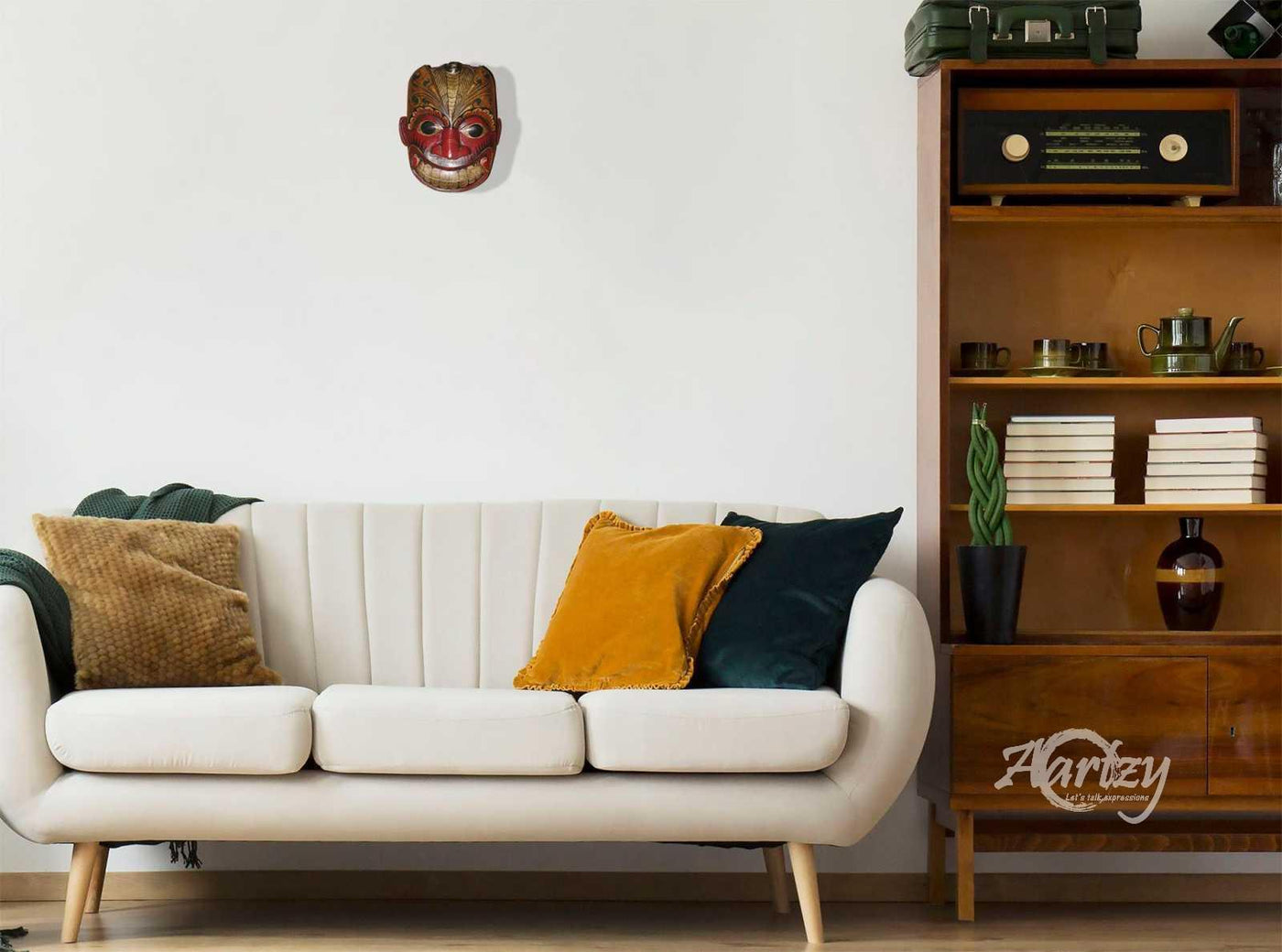 Slesma Sanniya Mask - Vibrant Demon Series