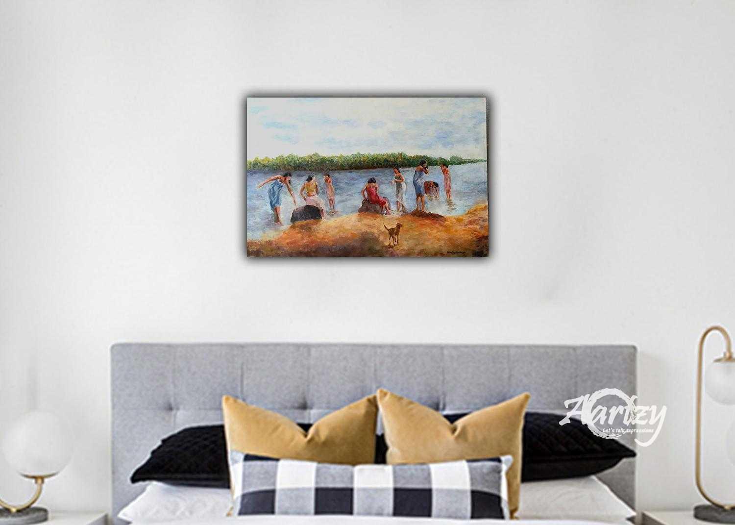 At ease on a Waterway