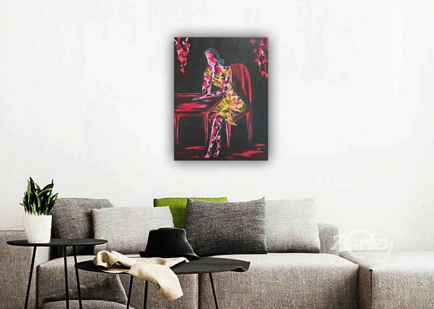 Contemplation in Red