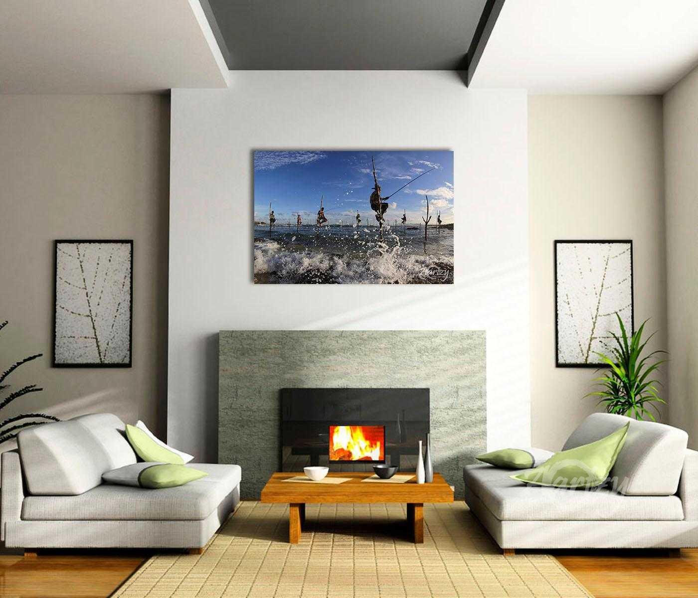 Hoisted over Breaking Waves