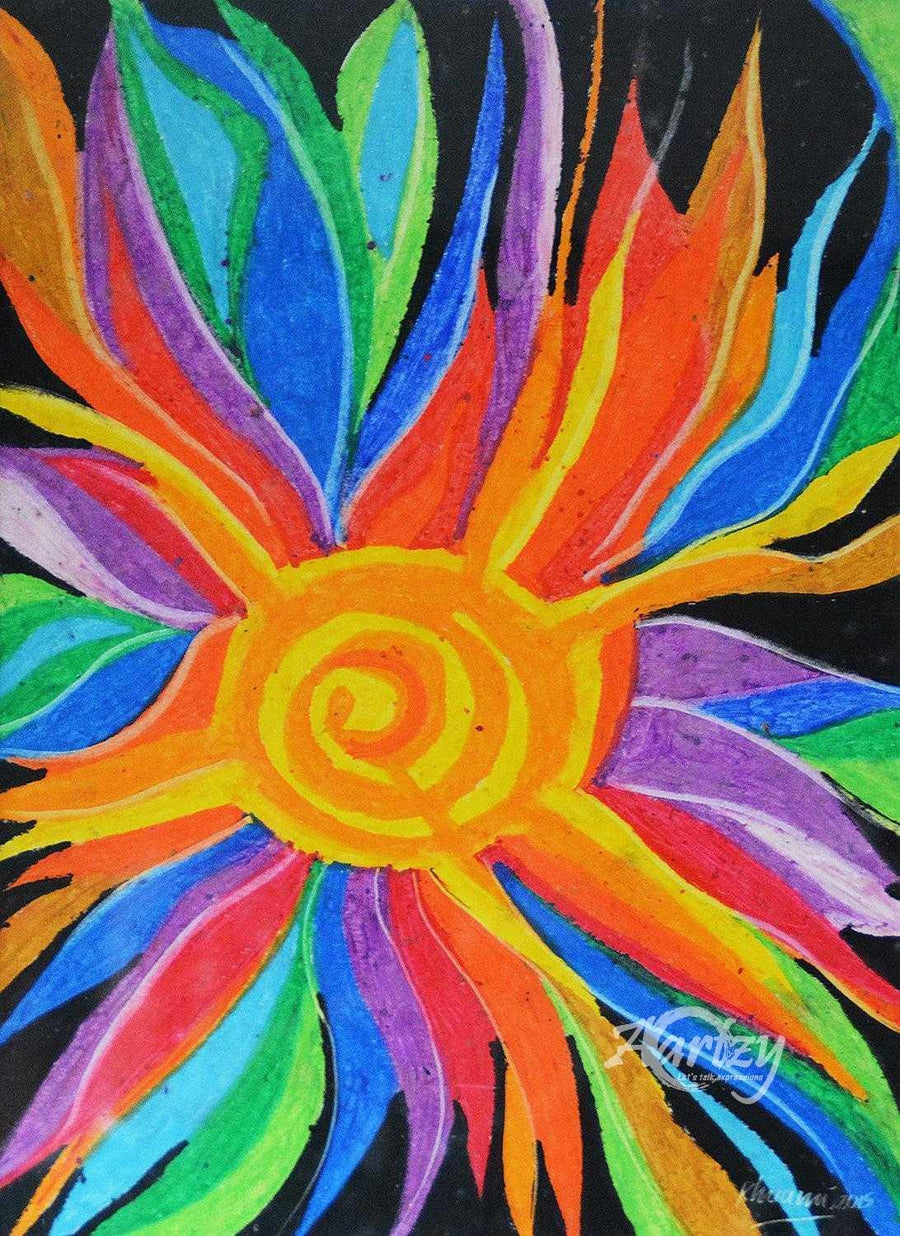 Dew Drops in the Sun