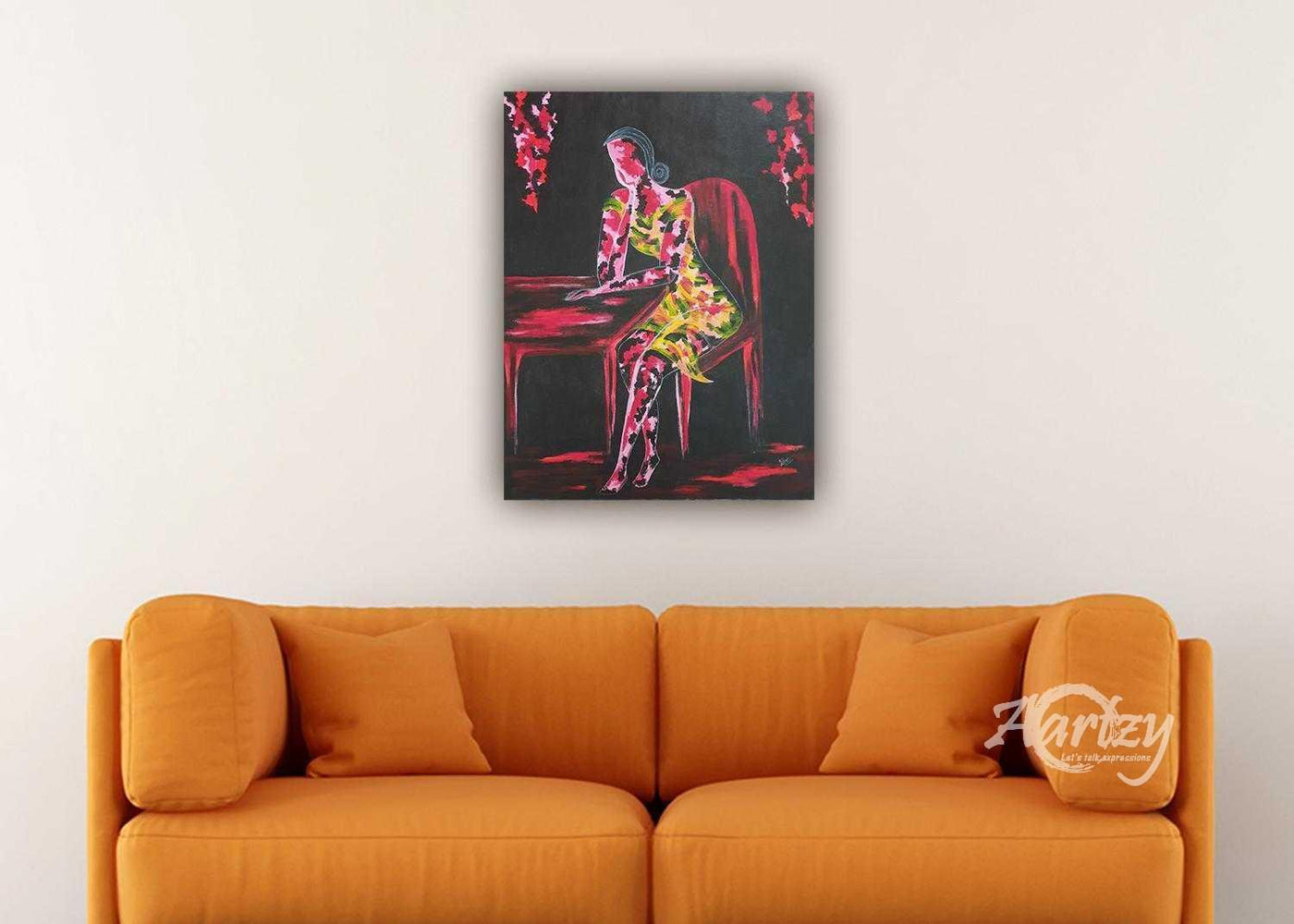 Contemplation in Red