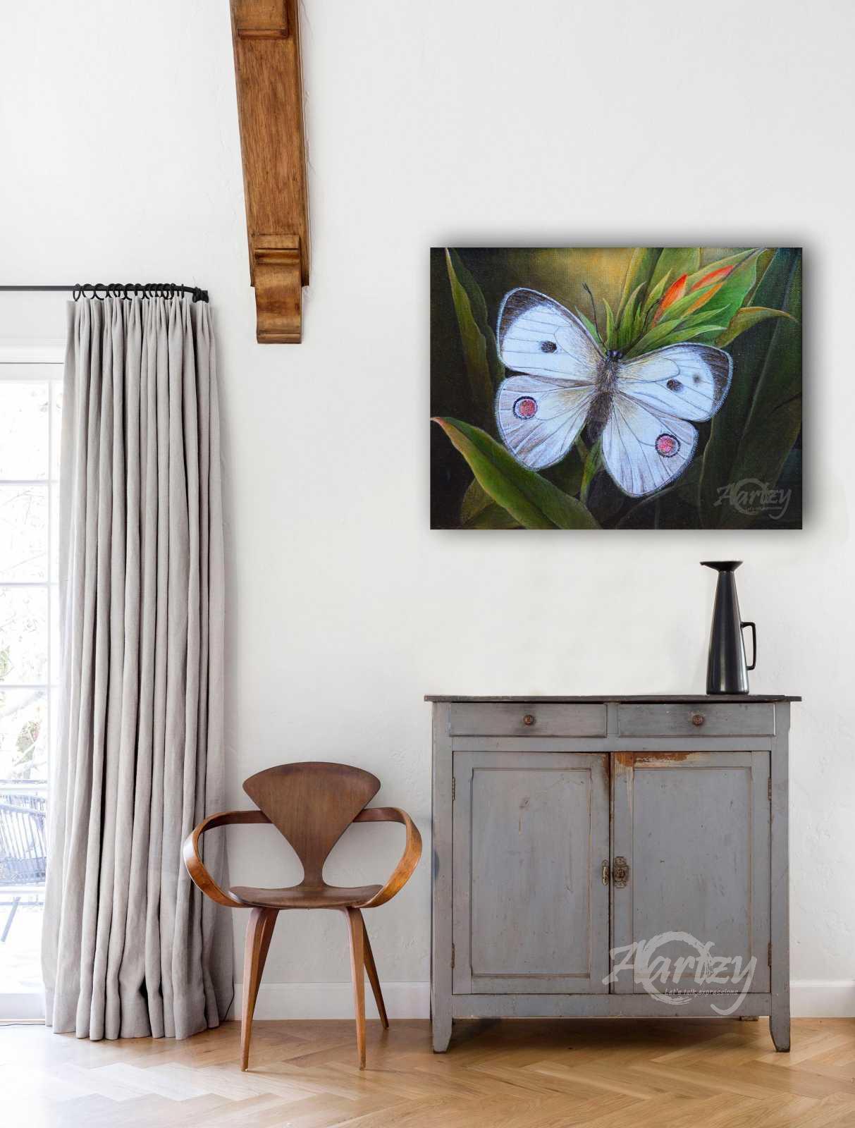 A Silhouette Robed in White