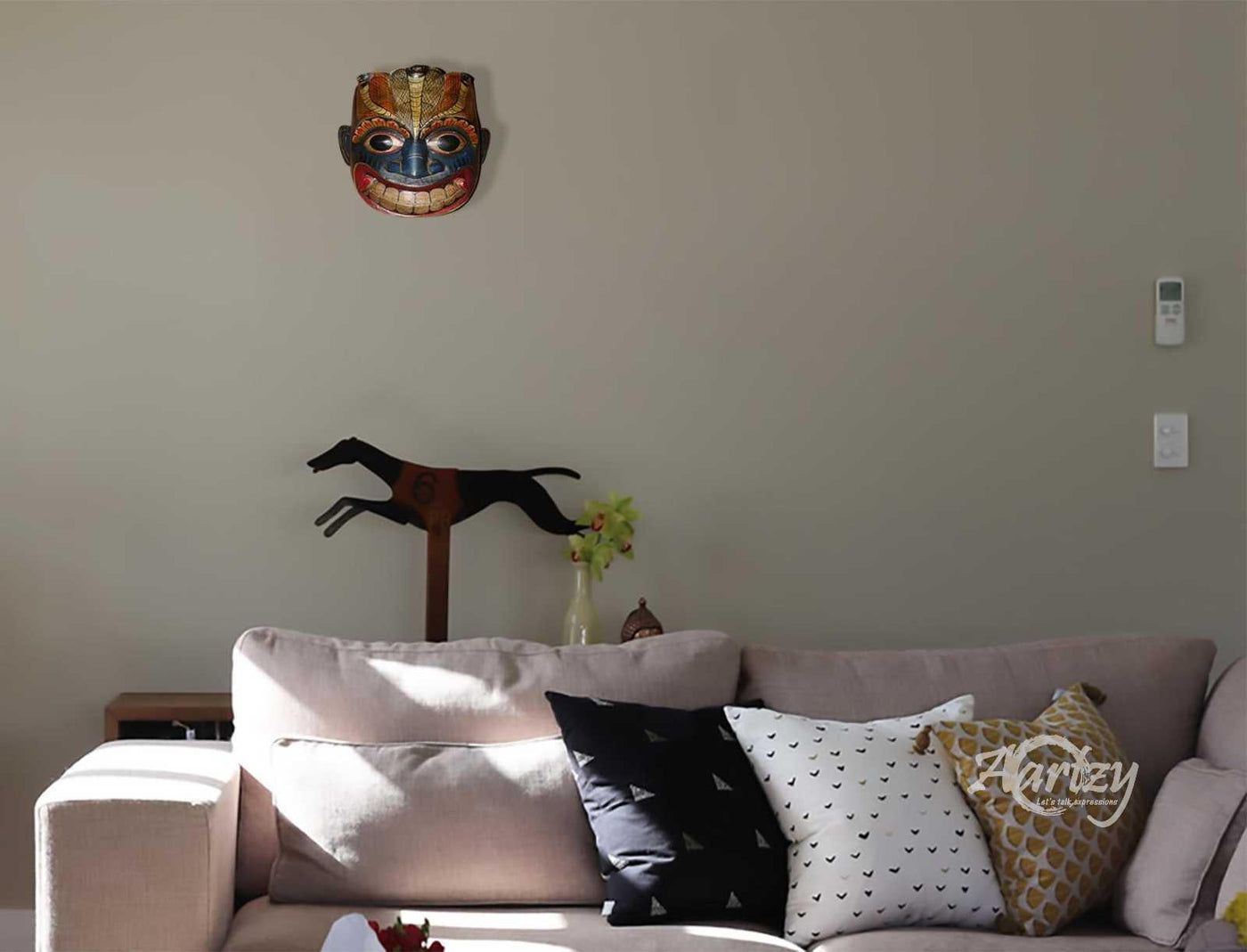 Jala Sanniya Mask - Vibrant Demon Series