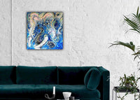 Elephant in Blue