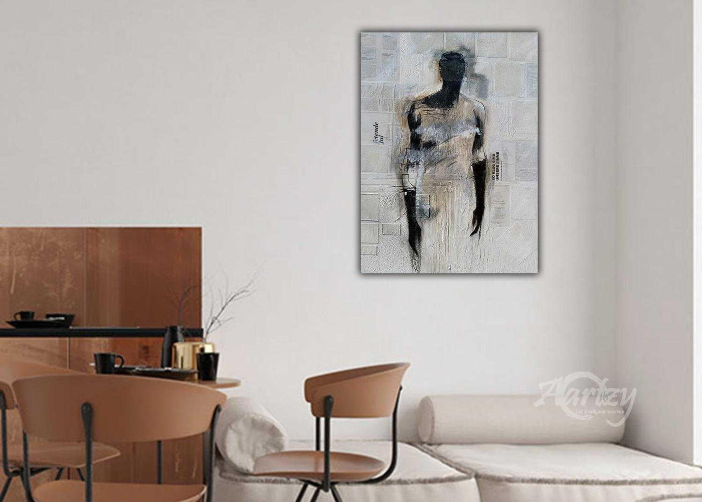 Silhouettes in White