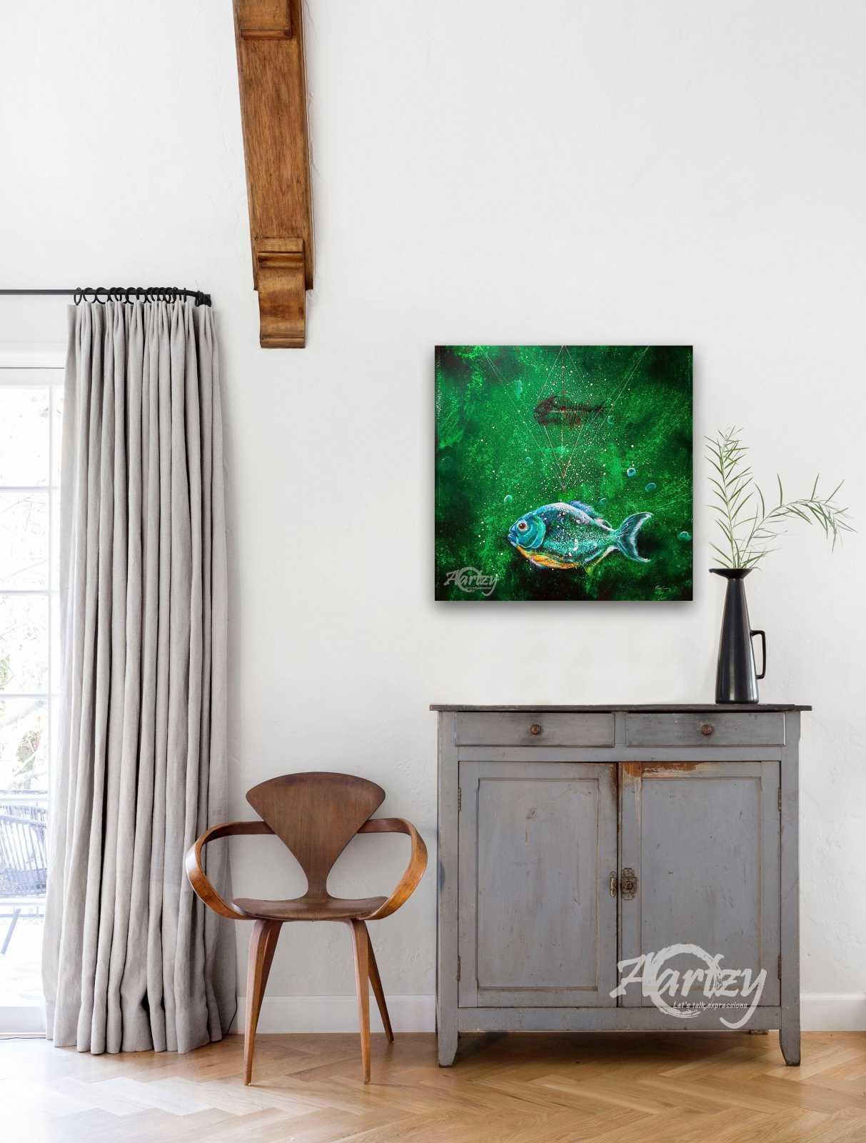 Fish in Binary Spheres