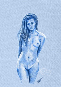 Nude in Blue