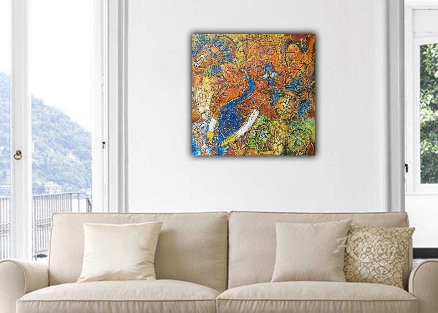 Dancers with Elephant