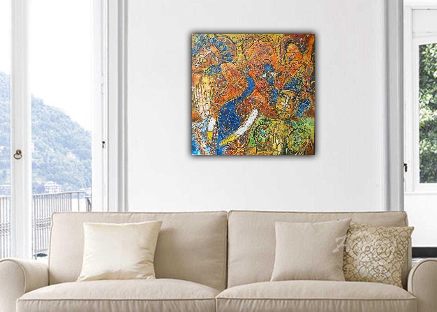 Dancers with Elephant