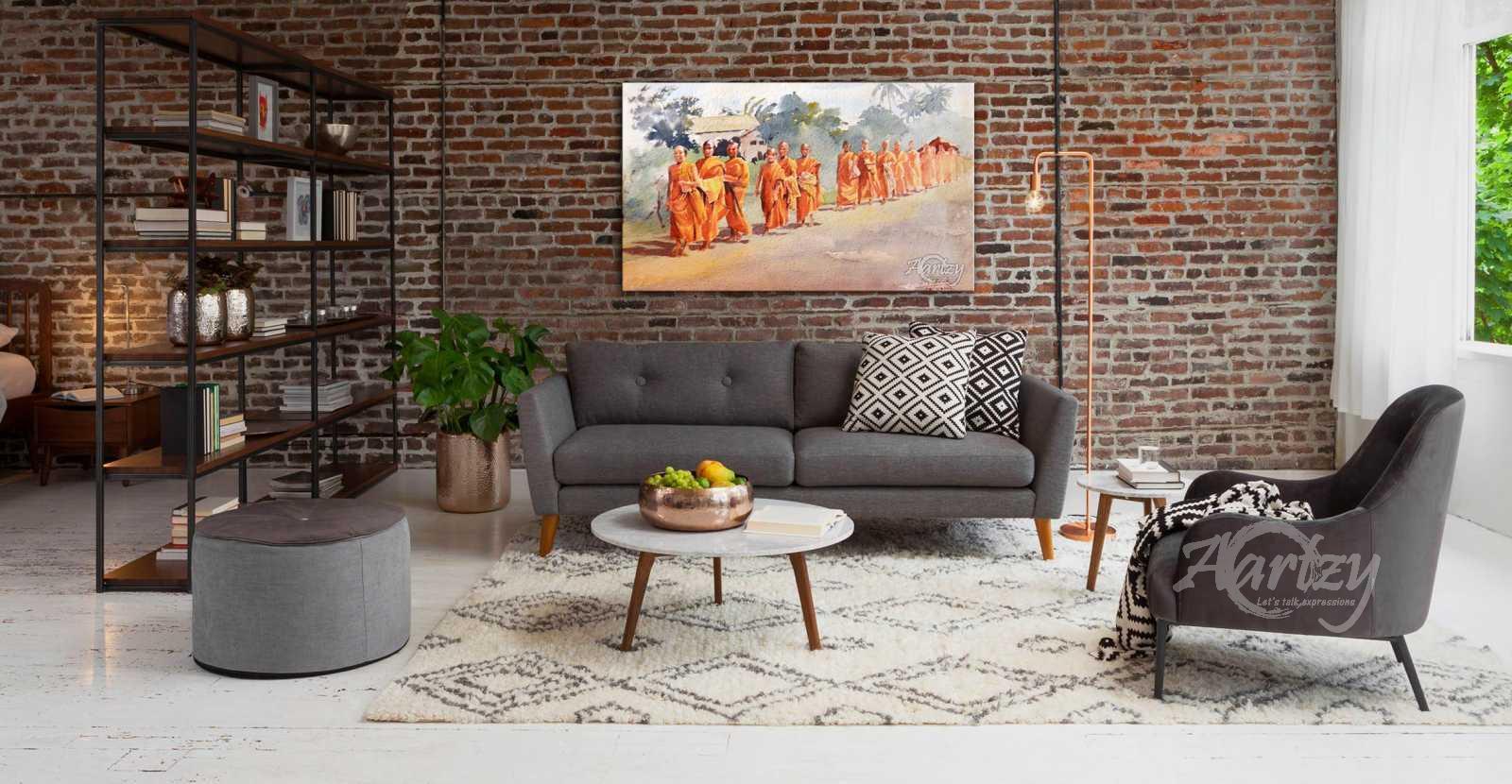 A Procession of Monks