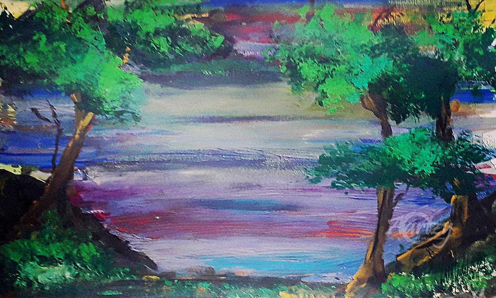 Valley through the Trees