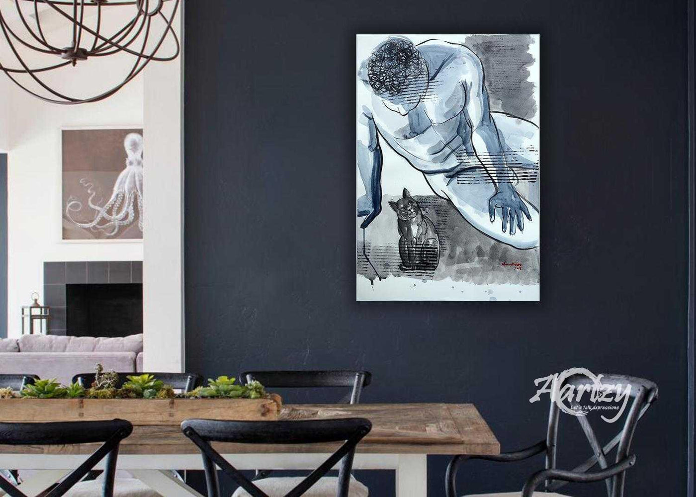 Leisure - Man with Cat I