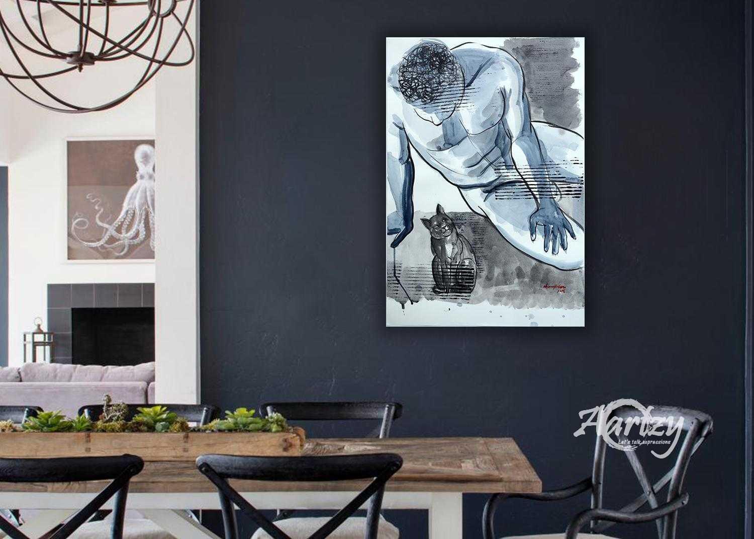 Leisure - Man with Cat I