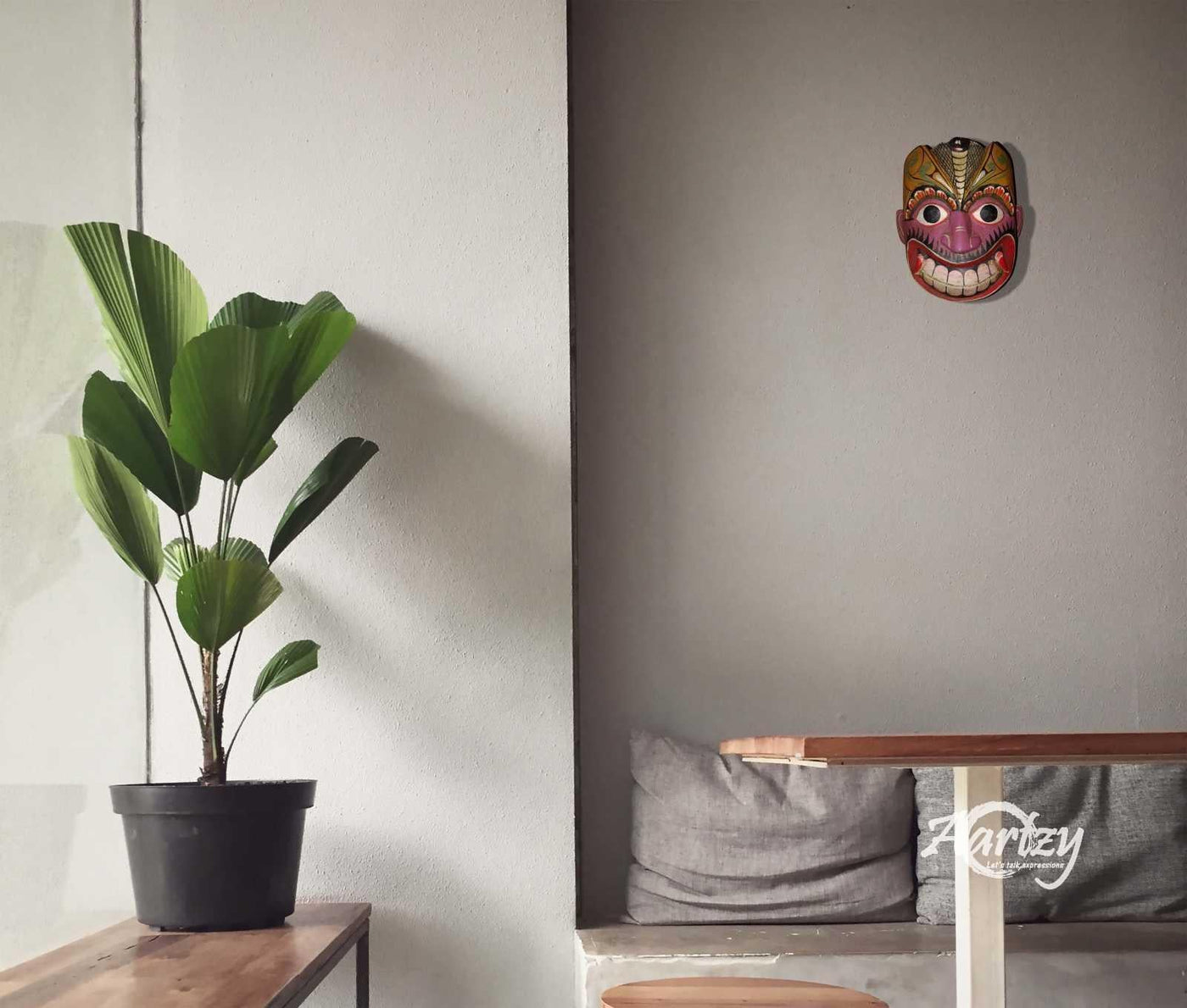 Kapala Sanniya Mask - Vibrant Demon Series