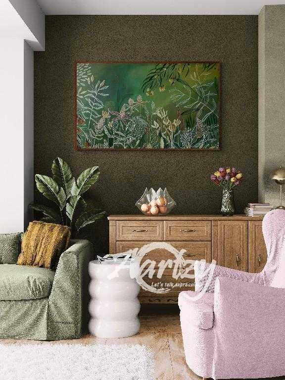 Rain Forest in Abstract