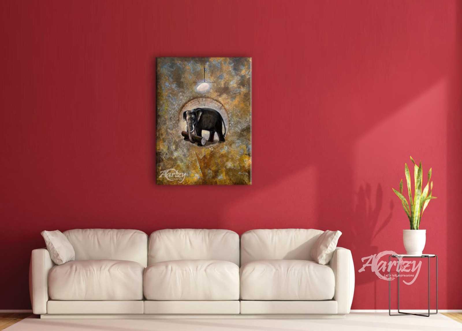 Elephant in Gold