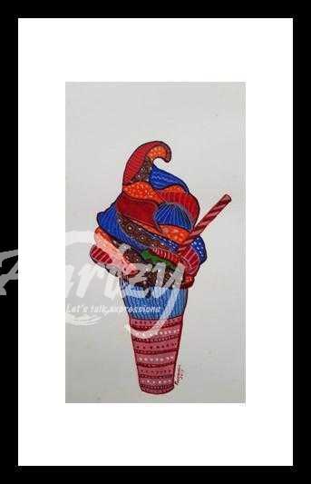 A Colorful Ice Cream