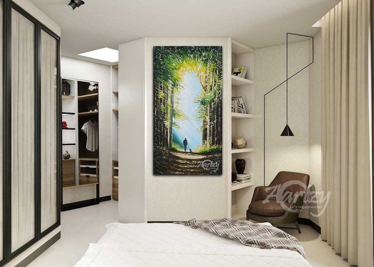 Solitary Walk in the Woods