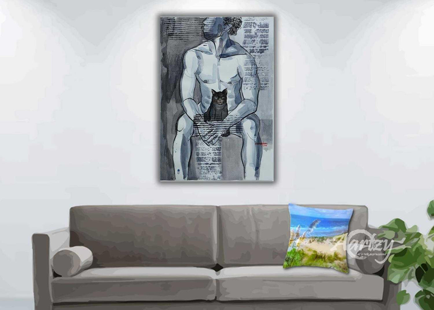 Observation - Man with Cat III