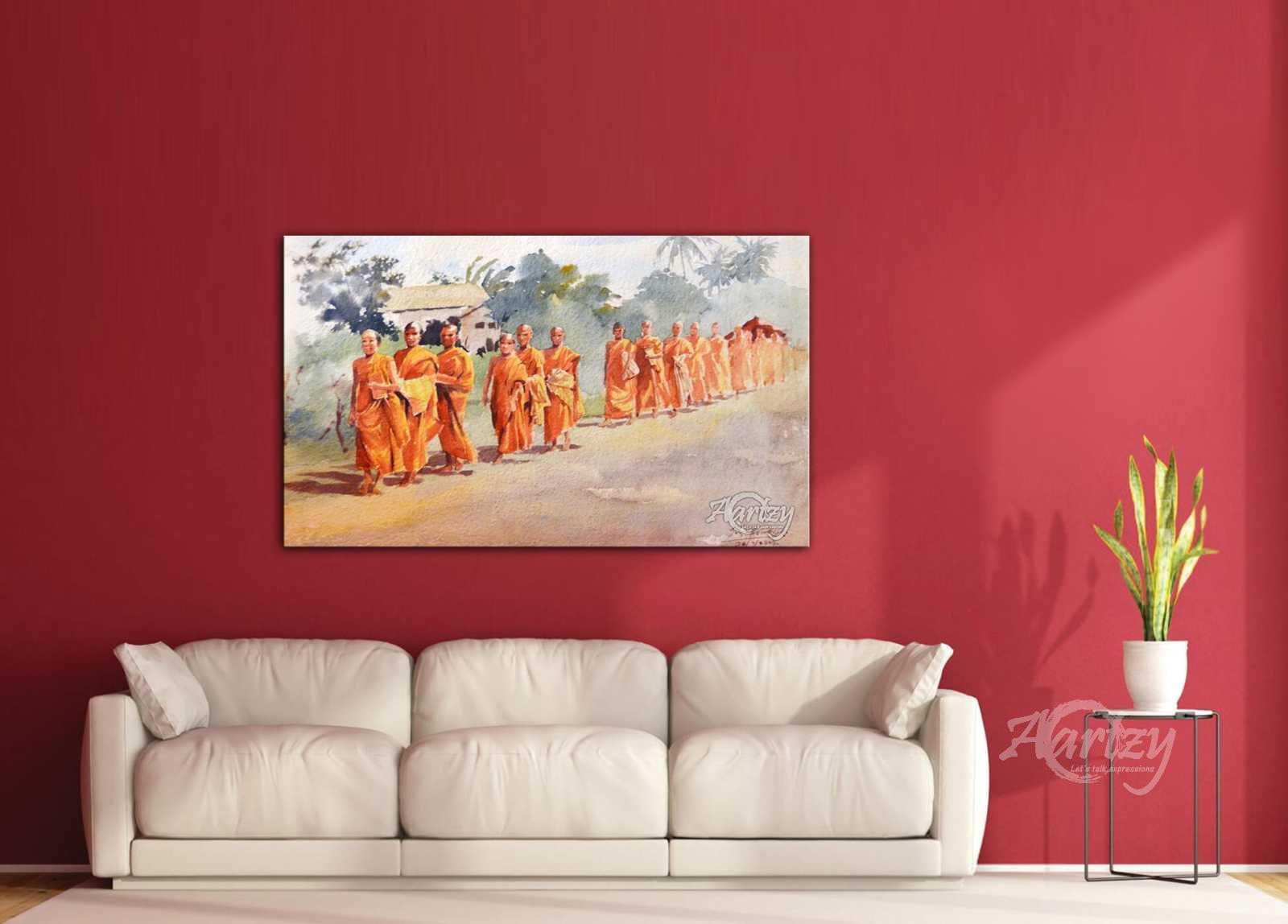 A Procession of Monks