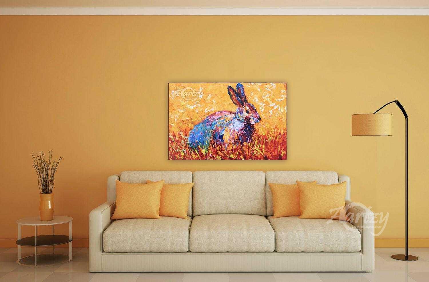 Grazing in a Fiery Field