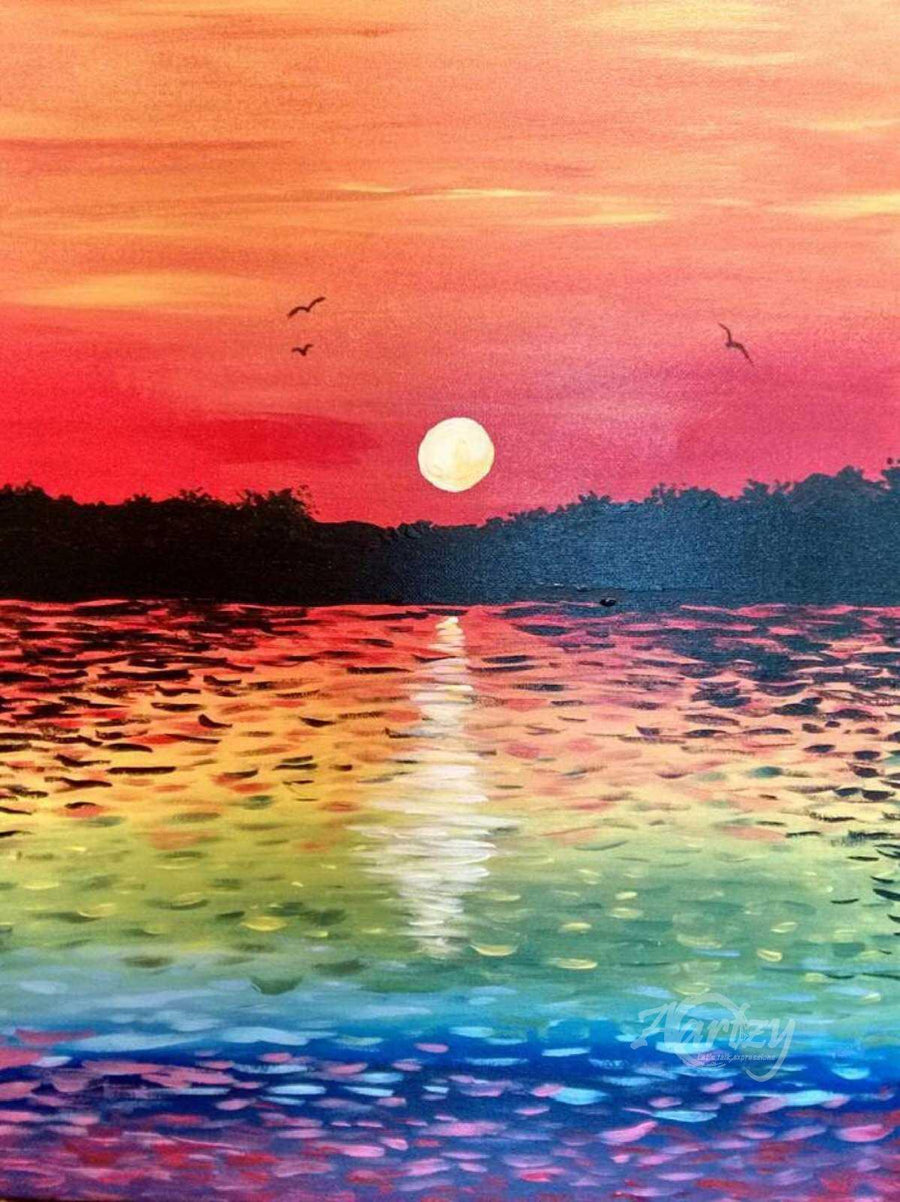 Rainbow Hues at Sunset