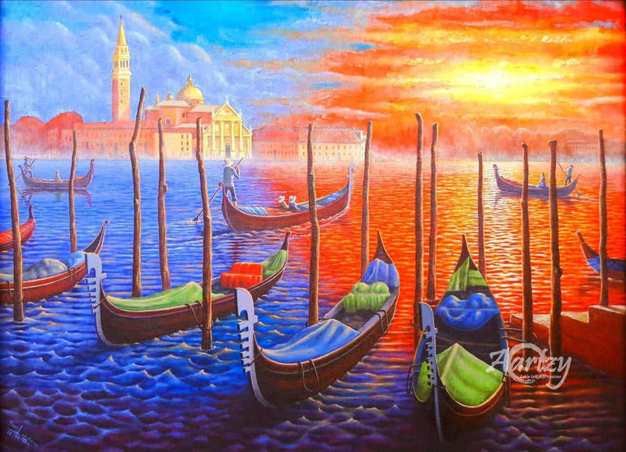 Venice Lagoon Sunset