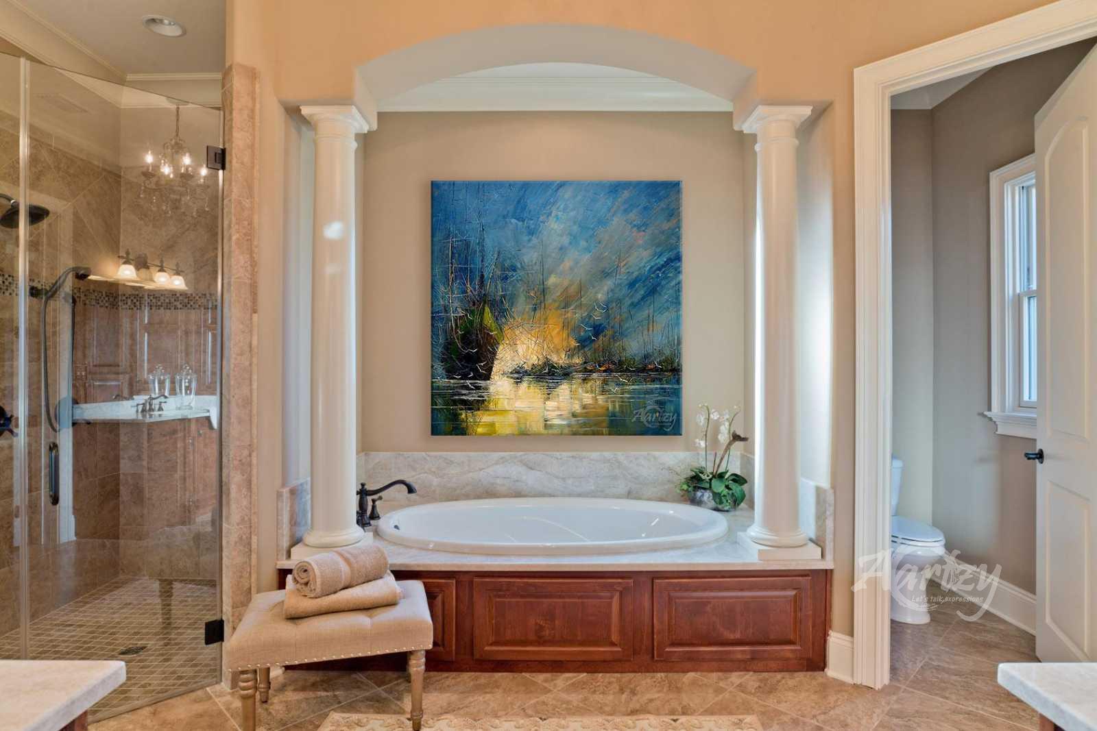 Morning by the Harbor