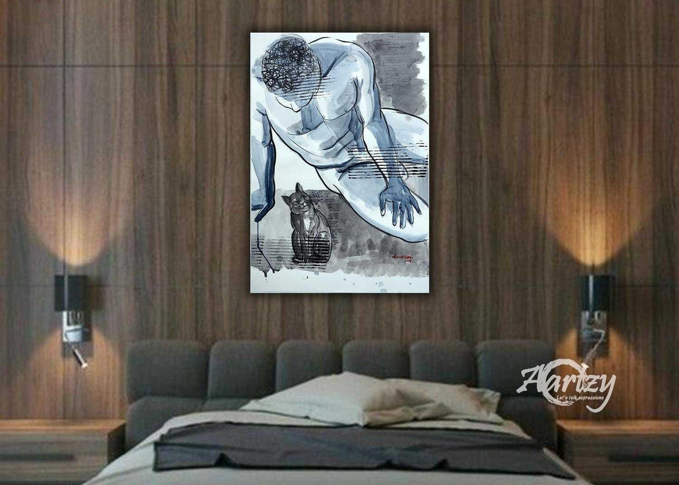 Leisure - Man with Cat I