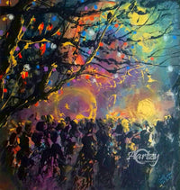 The Wesak Pandol and the Crowd