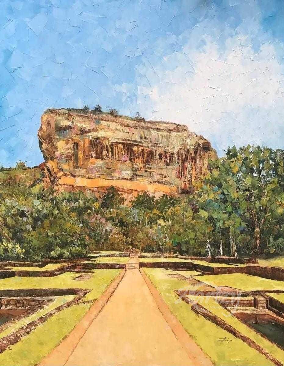 Sigiriya's Sunlit Path